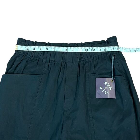 Ava & Viv Women’s Black Elastic Waist Pull On Pants, Size X, NWT - Picture 5 of 9